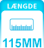 Tavle Laengde 115mm