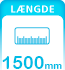 Tavle laengde 1500mm
